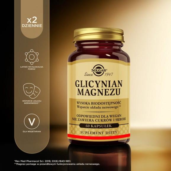 Solgar Glicynian Magnezu - suplement diety (60 kapsułek) - zdjęcie produktu