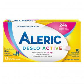 [31.05.2026] Aleric Deslo Active 2,5 mg, 10 tabletek ulegających rozpadowi w jamie ustnej - zdjęcie produktu