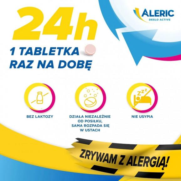 [31.05.2026] Aleric Deslo Active 2,5 mg, 10 tabletek ulegających rozpadowi w jamie ustnej - zdjęcie produktu