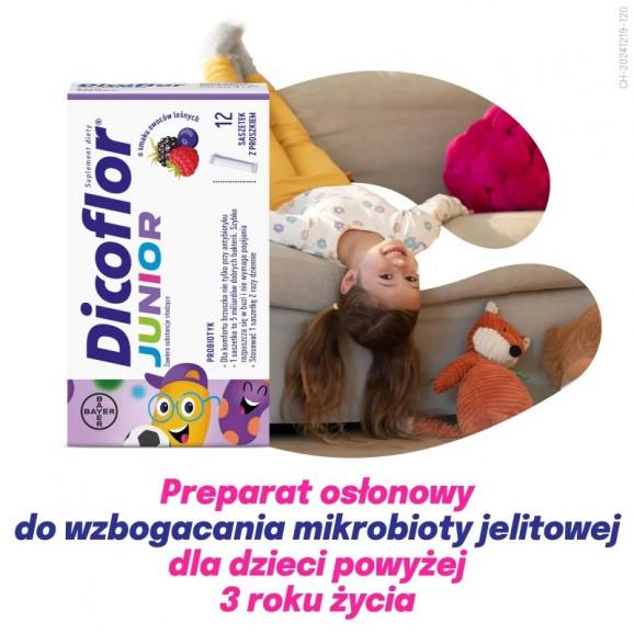 [31.05.2026] Dicoflor Junior – suplement diety, 12 saszetek - zdjęcie produktu