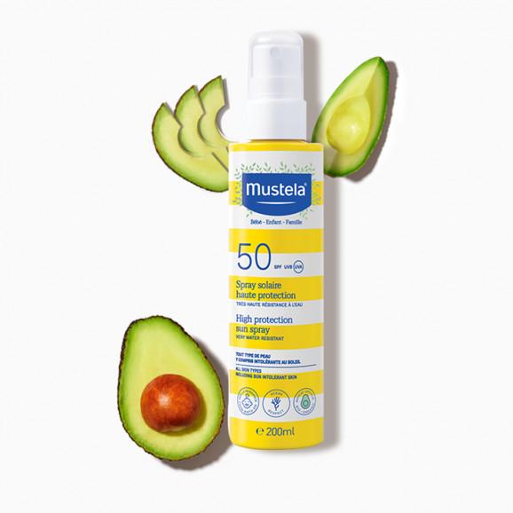 [31.05.2026] Mustela Sun, spray przeciwsłoneczny do twarzy i ciała, SPF 50, 200 ml - zdjęcie produktu