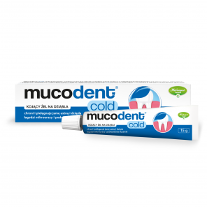 Mucosit Cold (dawniej Mucosit Dent) kojący żel na dziąsła, 15 g - zdjęcie produktu