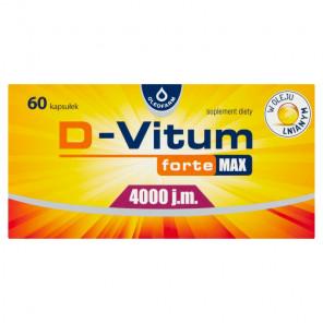 [31.05.2026] D-Vitum Forte Max 4000 j.m., 60 kapsułek - zdjęcie produktu