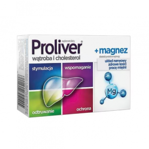 [31.05.2026] Proliver + Magnez, tabletki, 30 szt. - zdjęcie produktu