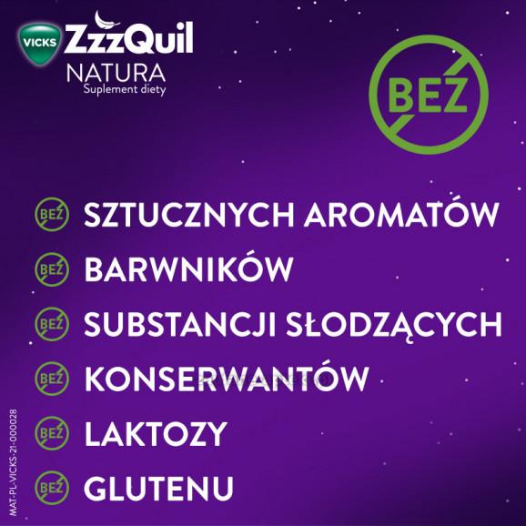 [31.05.2026] ZzzQuil Natura o smaku mango i banana, 30 żelek – suplement diety - zdjęcie produktu