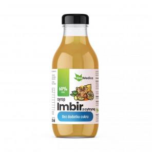 EkaMedica Syrop Imbir z Cytryną bez dodatku cukru (300 ml) - zdjęcie produktu