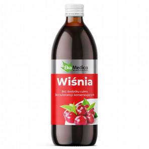 EkaMedica Wiśnia, sok, 500 ml – suplement diety - zdjęcie produktu