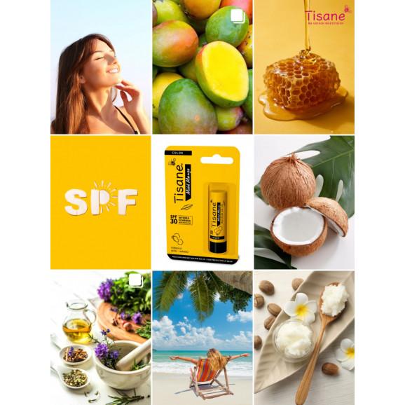 Tisane, balsam do ust SPF 30 Miód Mango (5,1 g) - zdjęcie produktu
