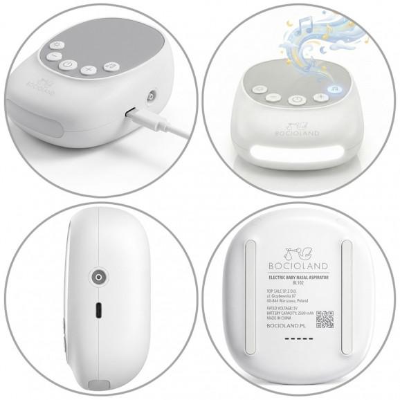 Bocioland BL102 Elektroniczny aspirator do nosa dla niemowląt (1 szt.) - zdjęcie produktu