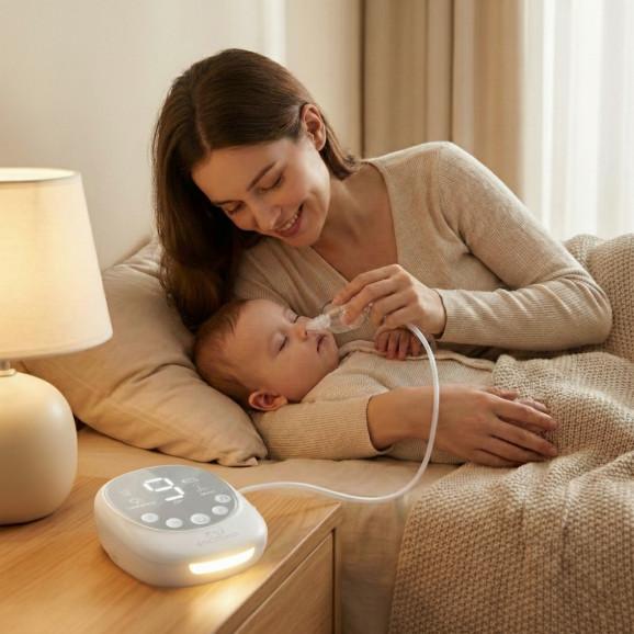 Bocioland BL102 Elektroniczny aspirator do nosa dla niemowląt (1 szt.) - zdjęcie produktu