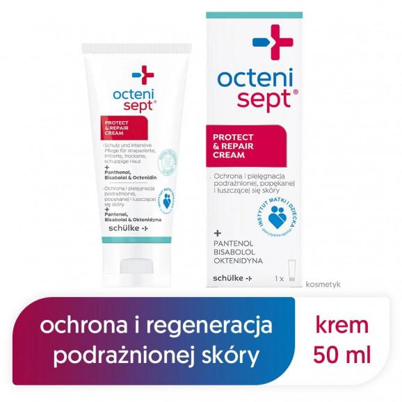Octenisept Protect & Repair krem kosmetyczny do podrażnionej, popękanej i łuszczącej się skóry, (50 ml) - zdjęcie produktu