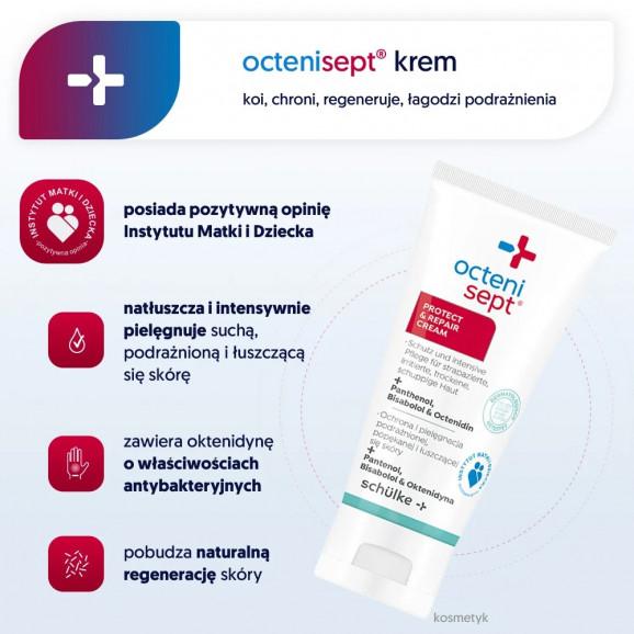 Octenisept Protect & Repair krem kosmetyczny do podrażnionej, popękanej i łuszczącej się skóry, (50 ml) - zdjęcie produktu