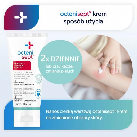 Octenisept Protect & Repair krem kosmetyczny do podrażnionej, popękanej i łuszczącej się skóry, (50 ml) - zdjęcie produktu