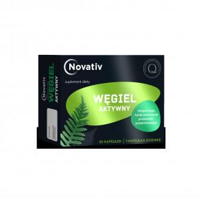 Novativ Węgiel Aktywny – suplement diety (30 kapsułek) - zdjęcie produktu