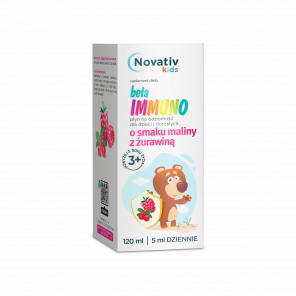 Novativ Kids Beta Immuno – suplement diety (120 ml) - zdjęcie produktu