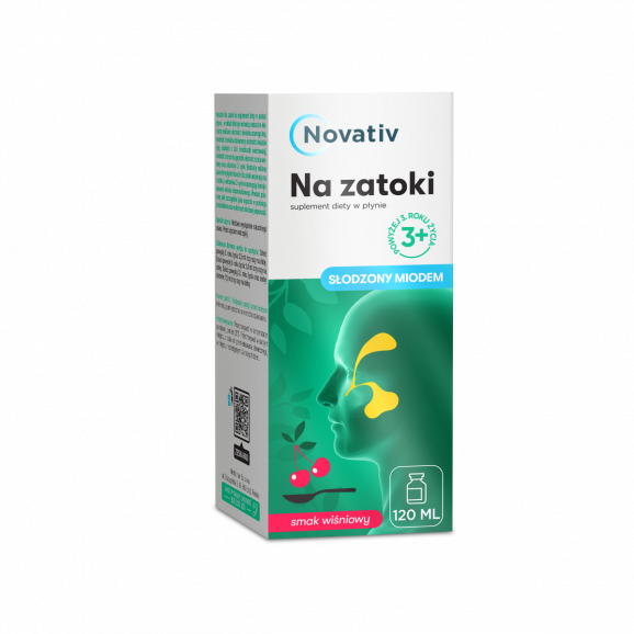 Novativ Na Zatoki – suplement diety (120 ml) Novativ Na Zatoki – suplement diety (120 ml) - zdjęcie produktu