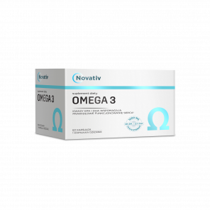 Novativ Omega-3 – suplement diety z kwasami Omega-3 (60 kapsułek) - zdjęcie produktu