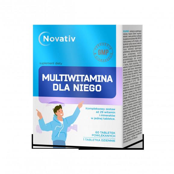 Novativ Multiwitamina dla Niego – suplement diety (60 tabletek) - zdjęcie produktu