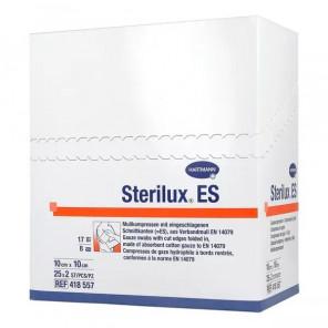 STERILUX ES, kompresy jałowe z gazy (10 cm x 10 cm, 50 szt.) - zdjęcie produktu