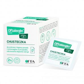 Oftalergin Clean – chusteczki do higieny powiek i rzęs (20 szt.) - zdjęcie produktu