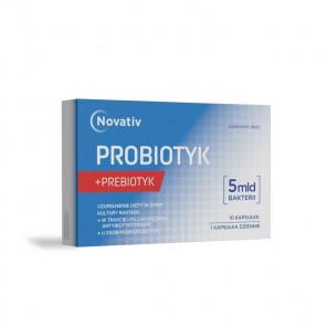 Novativ Probiotyk 5 mld bakterii – suplement diety (10 kapsułek) - zdjęcie produktu