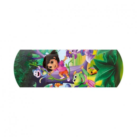 Salvequick Dora – plastry opatrunkowe dla dzieci, wyrób medyczny (20 szt.) Salvequick Dora – plastry opatrunkowe dla dzieci, wyrób medyczny (20 szt.) - zdjęcie produktu