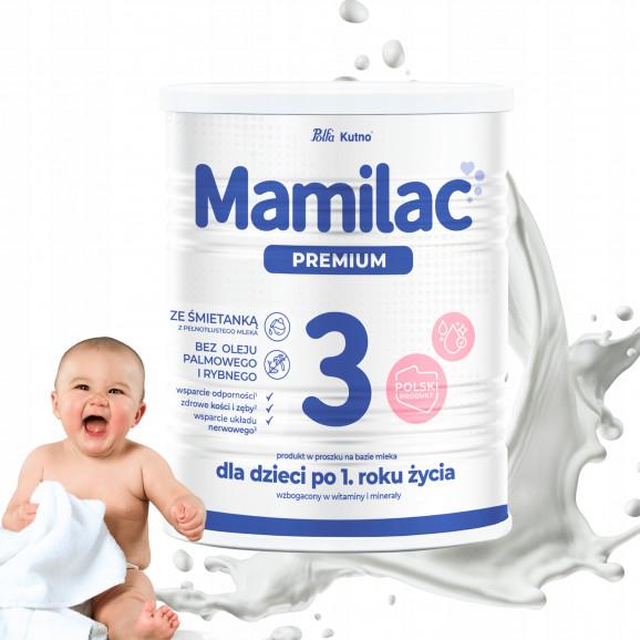 Mamilac Premium 3 – mleko modyfikowane w proszku po 1. roku życia (400 g) - zdjęcie produktu
