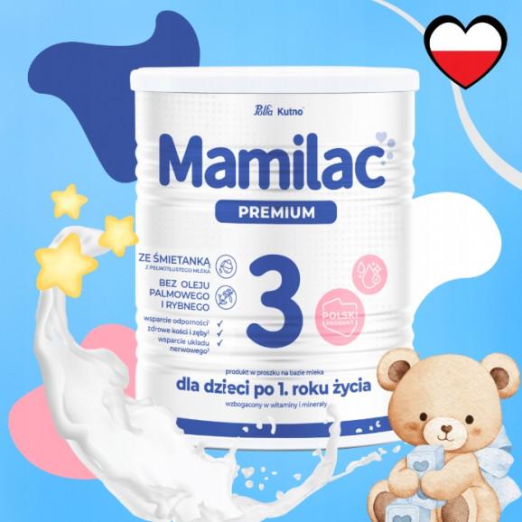 Mamilac Premium 3 – mleko modyfikowane w proszku po 1. roku życia (400 g) - zdjęcie produktu