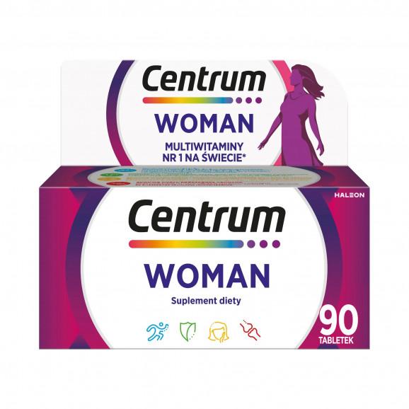 Centrum WOMAN, 90 tabletek – suplement diety Centrum WOMAN, 90 tabletek – suplement diety - zdjęcie produktu