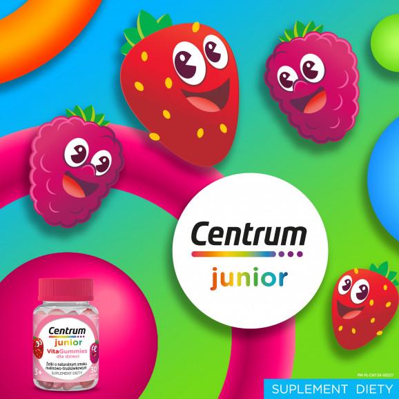 Centrum Junior VitaGummies o smaku malinowo-truskawkowym – suplement diety (30 szt.) - zdjęcie produktu