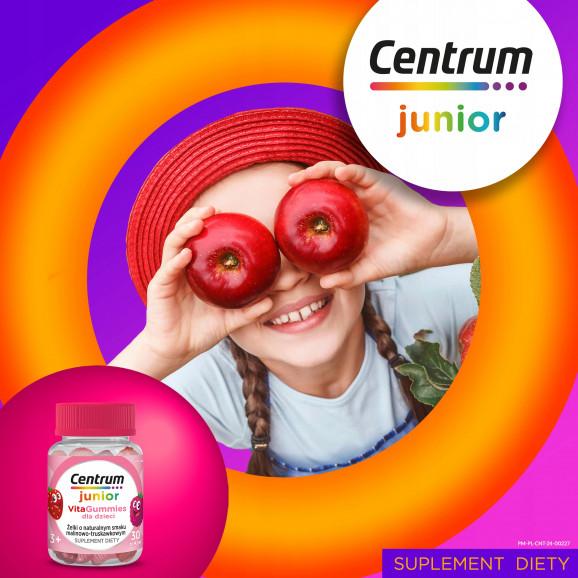 Centrum Junior VitaGummies o smaku malinowo-truskawkowym – suplement diety (30 szt.) - zdjęcie produktu