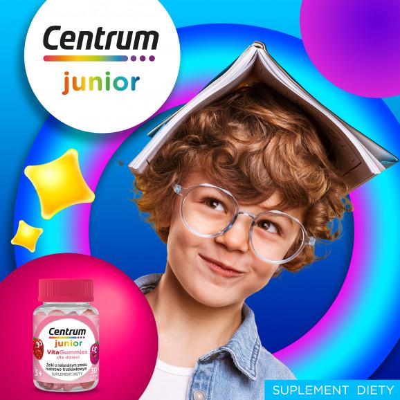 Centrum Junior VitaGummies o smaku malinowo-truskawkowym – suplement diety (30 szt.) - zdjęcie produktu