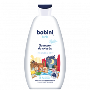 [07.06.2026] Bobini Kids hipoalergiczny szampon do włosów dla dzieci – łagodna pielęgnacja od 1. roku życia (500 ml) - zdjęcie produktu