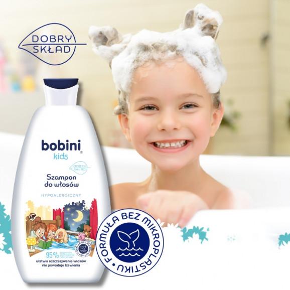 [07.06.2026] Bobini Kids hipoalergiczny szampon do włosów dla dzieci – łagodna pielęgnacja od 1. roku życia (500 ml) - zdjęcie produktu