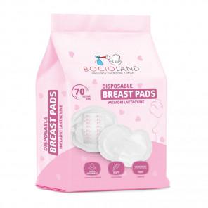 Bocioland Wkładki laktacyjne ultra/mega chłonne, ultracienkie – 70 szt. - zdjęcie produktu