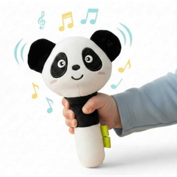 Bocioland Zabawka Piszczałka Panda – zabawka sensoryczna - zdjęcie produktu