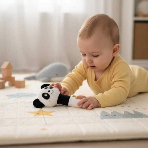 Bocioland Zabawka Piszczałka Panda – zabawka sensoryczna - zdjęcie produktu