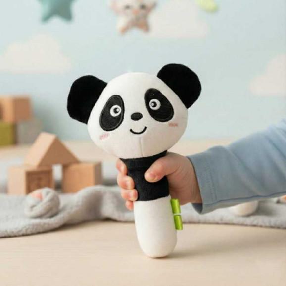 Bocioland Zabawka Piszczałka Panda – zabawka sensoryczna - zdjęcie produktu