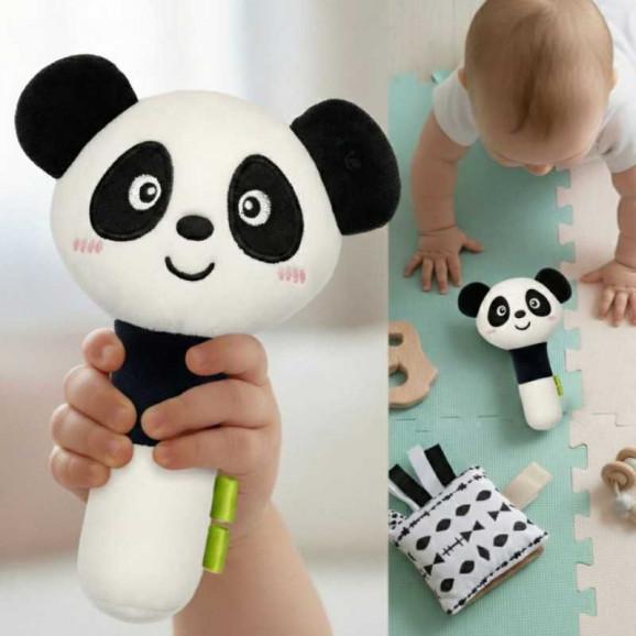 Bocioland Zabawka Piszczałka Panda – zabawka sensoryczna - zdjęcie produktu