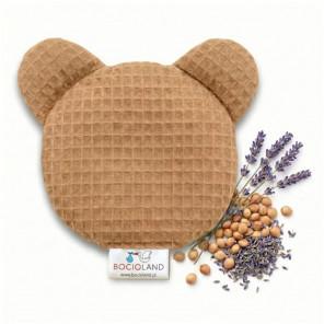 Bocioland Termofor z pestek wiśni z lawendą Miś brązowy – wyrób medyczny - zdjęcie produktu