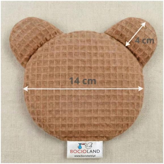 Bocioland Termofor z pestek wiśni z lawendą Miś brązowy – wyrób medyczny - zdjęcie produktu