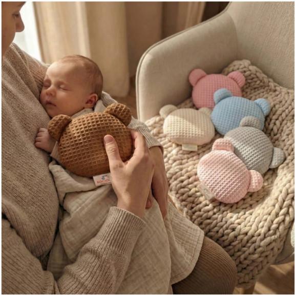 Bocioland Termofor z pestek wiśni z lawendą Miś brązowy – wyrób medyczny - zdjęcie produktu