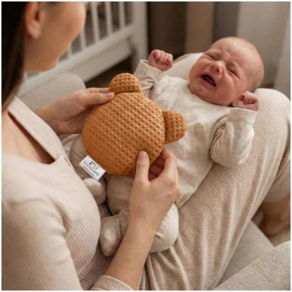 Bocioland Termofor z pestek wiśni z lawendą Miś brązowy – wyrób medyczny - zdjęcie produktu