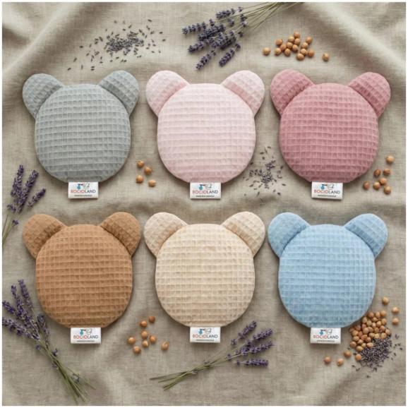 Bocioland Termofor z pestek wiśni z lawendą Miś brązowy – wyrób medyczny - zdjęcie produktu