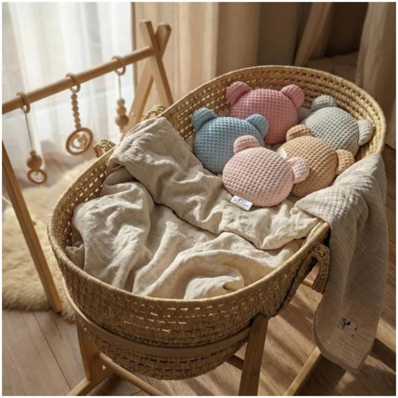 Bocioland Termofor z pestek wiśni z lawendą Miś brązowy – wyrób medyczny - zdjęcie produktu