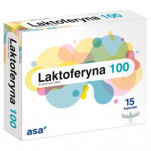 Laktoferyna ASA 100 mg – suplement diety (15 kapsułek) - zdjęcie produktu