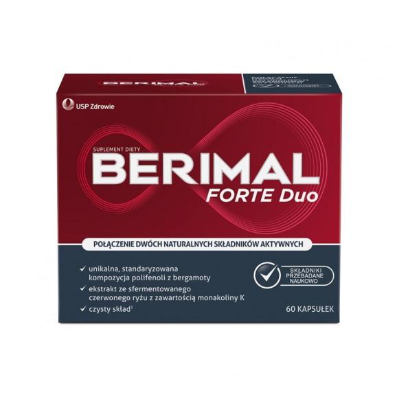 Berimal Forte Duo – suplement diety (60 kapsułek) Berimal Forte Duo – suplement diety (60 kapsułek) - zdjęcie produktu
