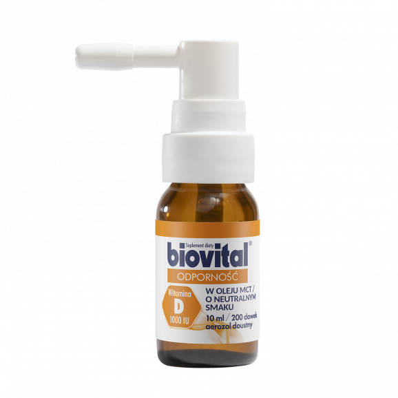 Biovital Odporność Witamina D – suplement diety, spray (10 ml) - zdjęcie produktu