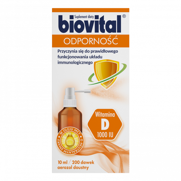 Biovital Odporność Witamina D – suplement diety, spray (10 ml) - zdjęcie produktu