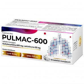 Pulmac-600 – suplement diety, tabletki musujące o smaku owoców leśnych (10 sztuk) - zdjęcie produktu